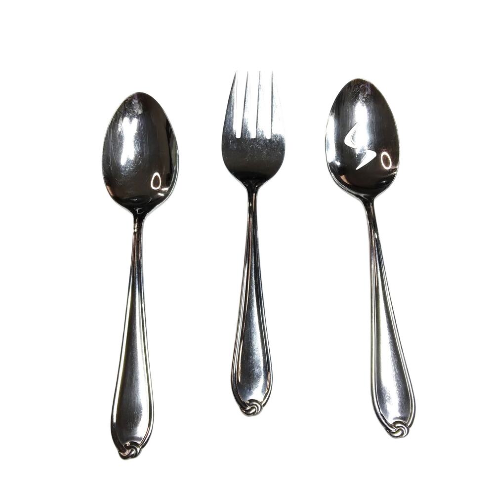 The Cellar bow knot flatware serving spoons set of 3